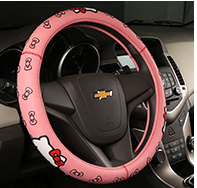Fashionable Car Steering Wheel Cover - Hello Kitty Design