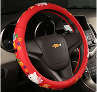 Fashionable Car Steering Wheel Cover - Hello Kitty Design