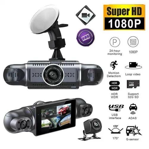 Dash Cam 4CH HD 4*1080P