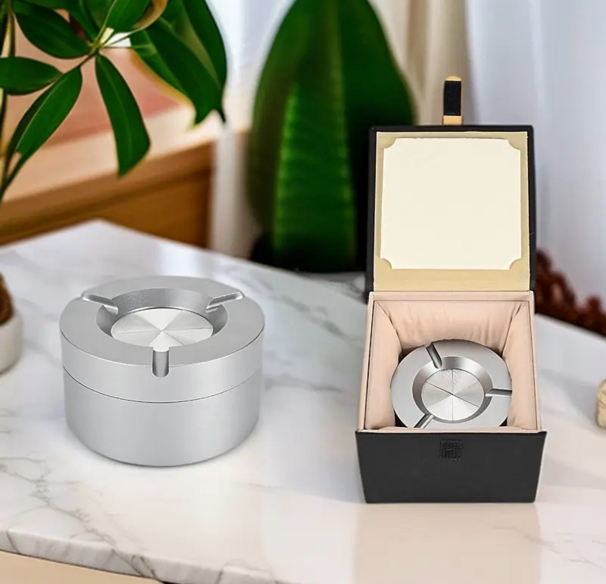 All-metal Cyber Mechanical Ashtray High-end Creative