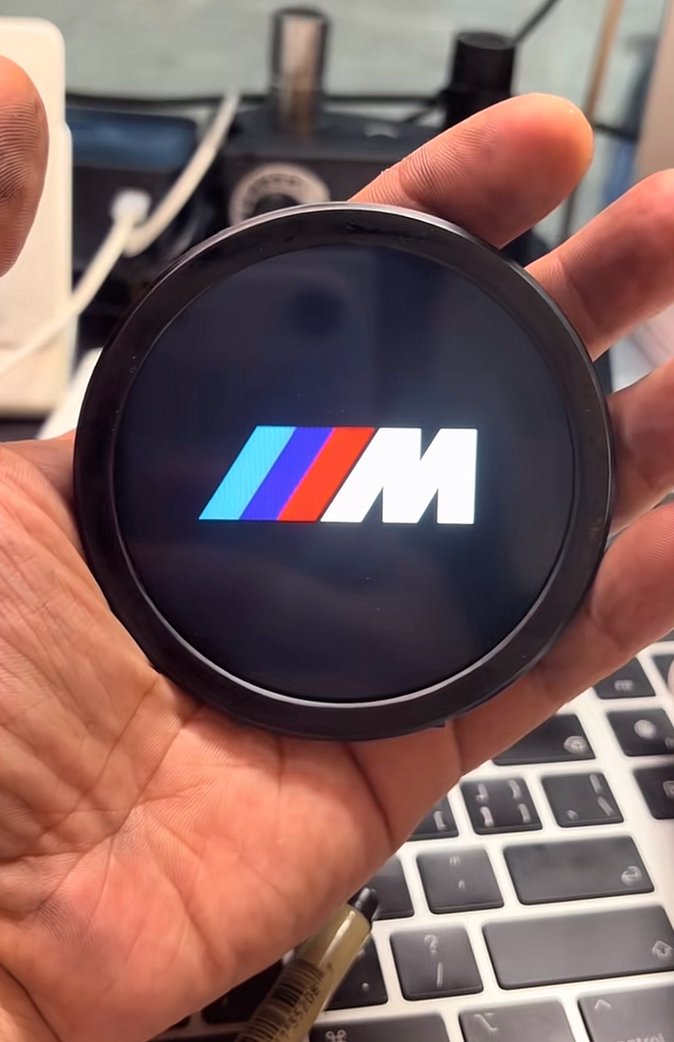 Car Display Emblem Control With Phone