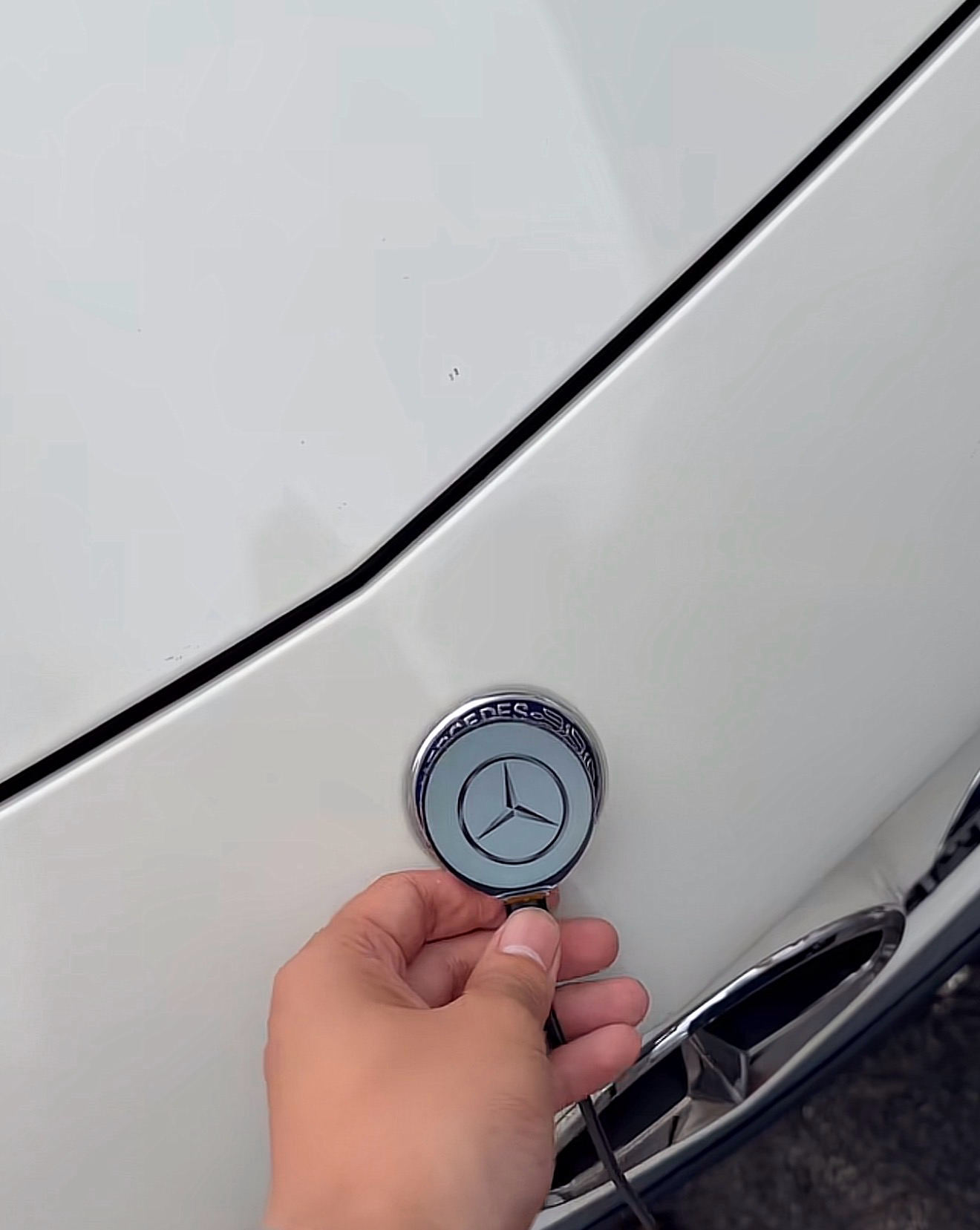 Car Display Emblem Control With Phone