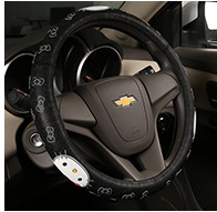 Fashionable Car Steering Wheel Cover - Hello Kitty Design