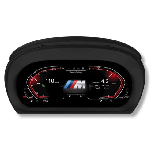 BMW Virtual Cockpit Digital Speedometer