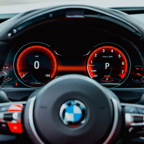 BMW Virtual Cockpit Digital Speedometer