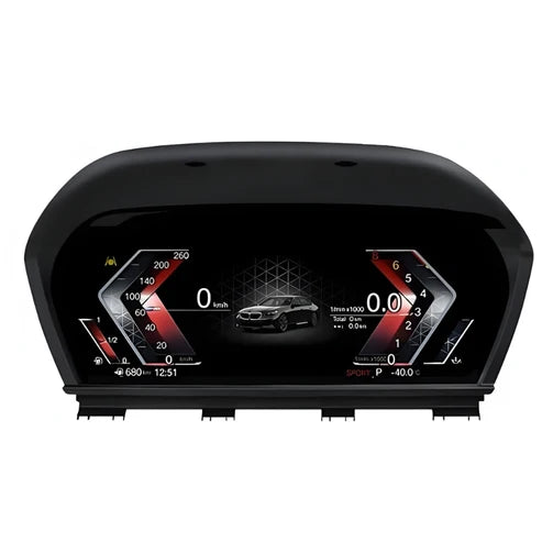 BMW Virtual Cockpit Digital Speedometer