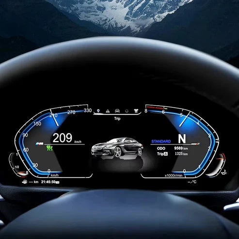 BMW Virtual Cockpit Digital Speedometer