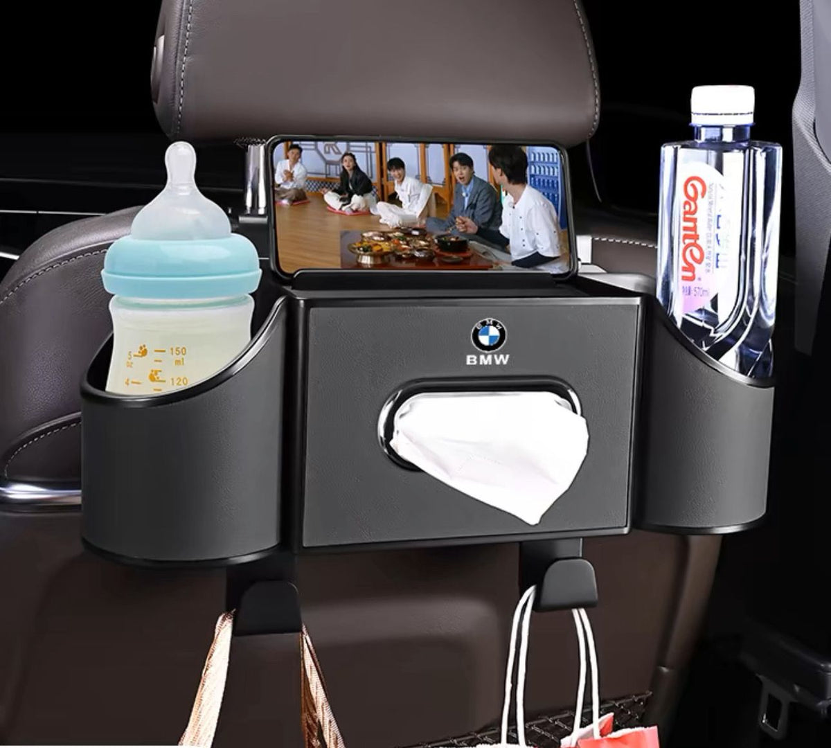 Autositzbezug-Box mit Logo