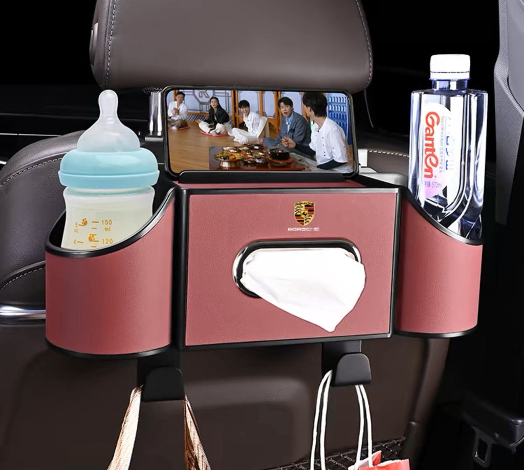 Autositzbezug-Box mit Logo