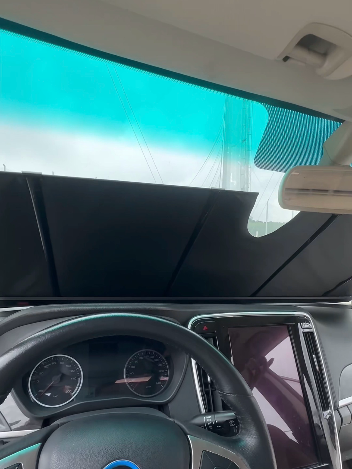 Elektrischer Vorhang für das Auto