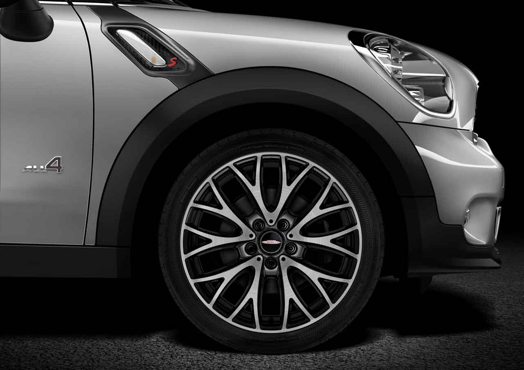 MINI Genuine JCW 19" Alloy Wheel Cross-Spoke R134 Burnished Black