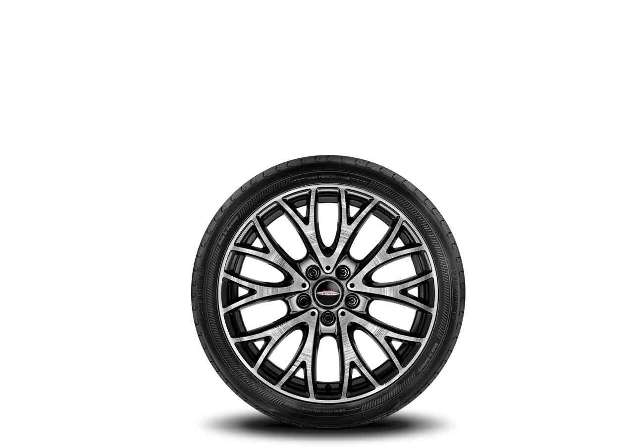 MINI Genuine JCW 19" Alloy Wheel Cross-Spoke R134 Burnished Black
